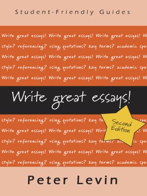 cover image of Write Great Essays